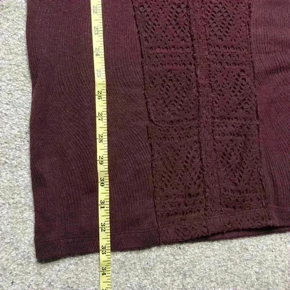 Free People Dress Mini Lace Ribbed - Picture 3 of 10